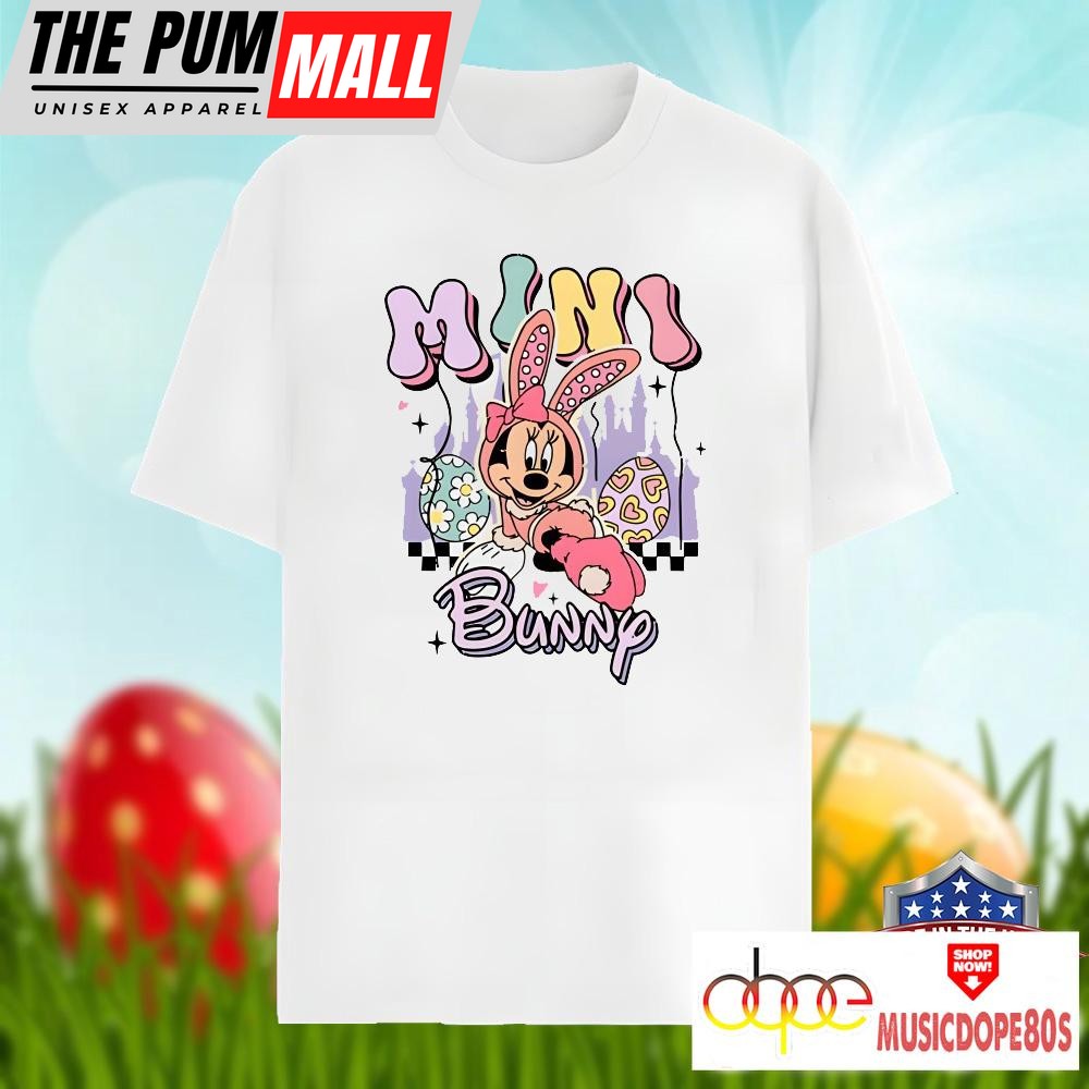 Disney Minnie Mouse Mini Bunny Easter Day Shirt Idea