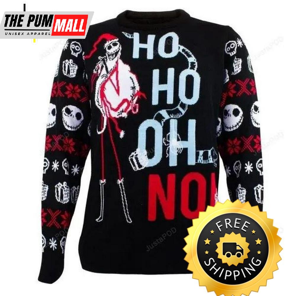 Disney Nightmare Before Christmas Ugly Christmas Sweater, Halloween Christmas Sweater