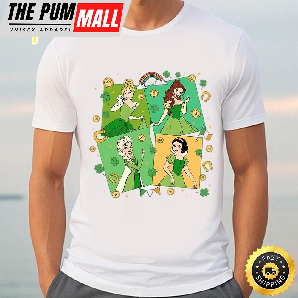 Disney Princess Happy St. Patricks Day Shirt, Disney Balloons…