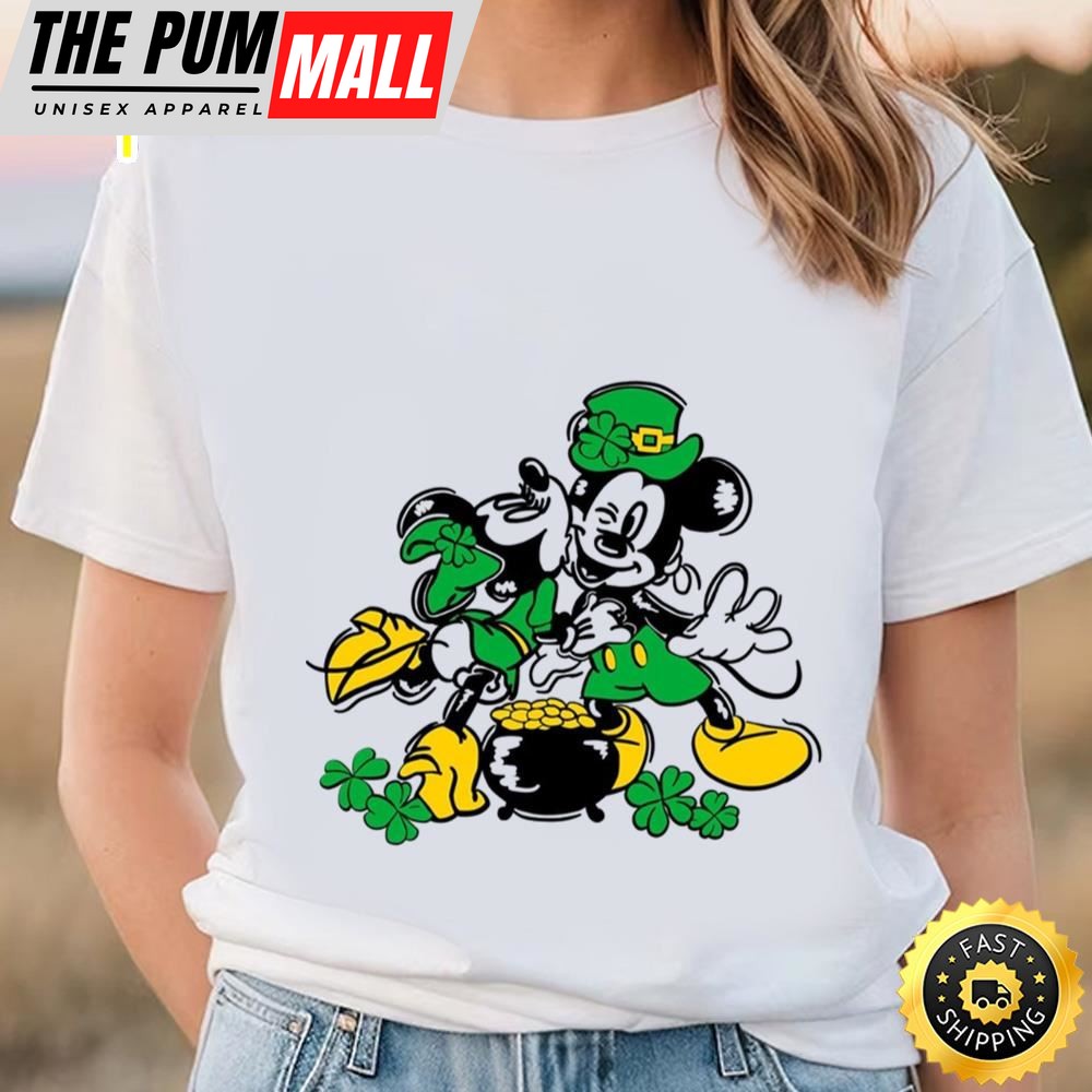 Disney St Patrickâ€™s Shirt, Minnie And Mickey St Patricks Shirt
