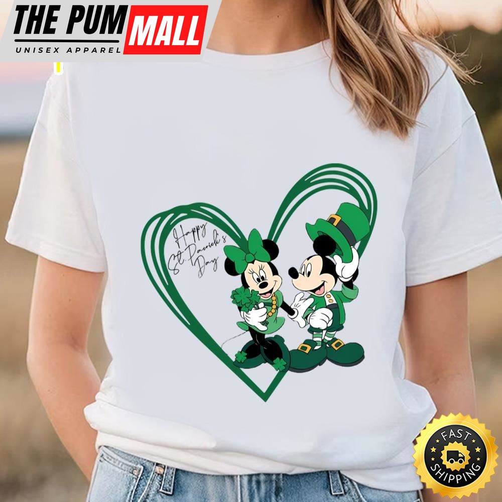 Disney St. Patricks Day Mickey And Minnie Shirt