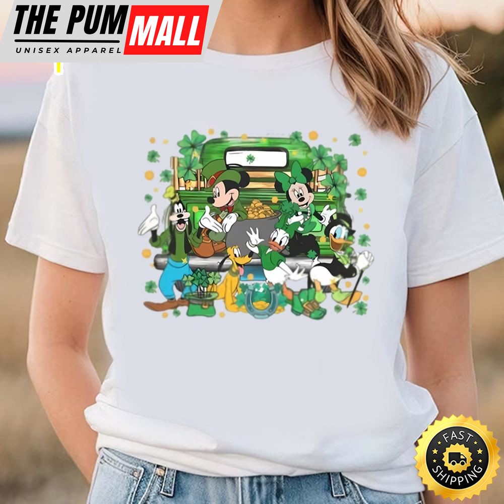 Disney St Patricks Day Shirt, Lucky Mickey And Friends Shirt