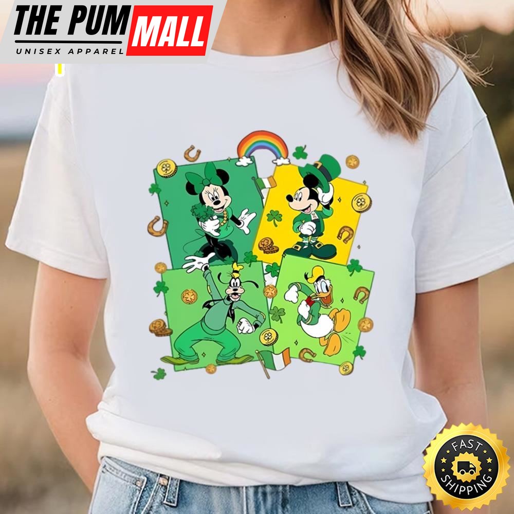 Disney St Patricks Day Shirt Mickey And Friends Lucky Vibes…