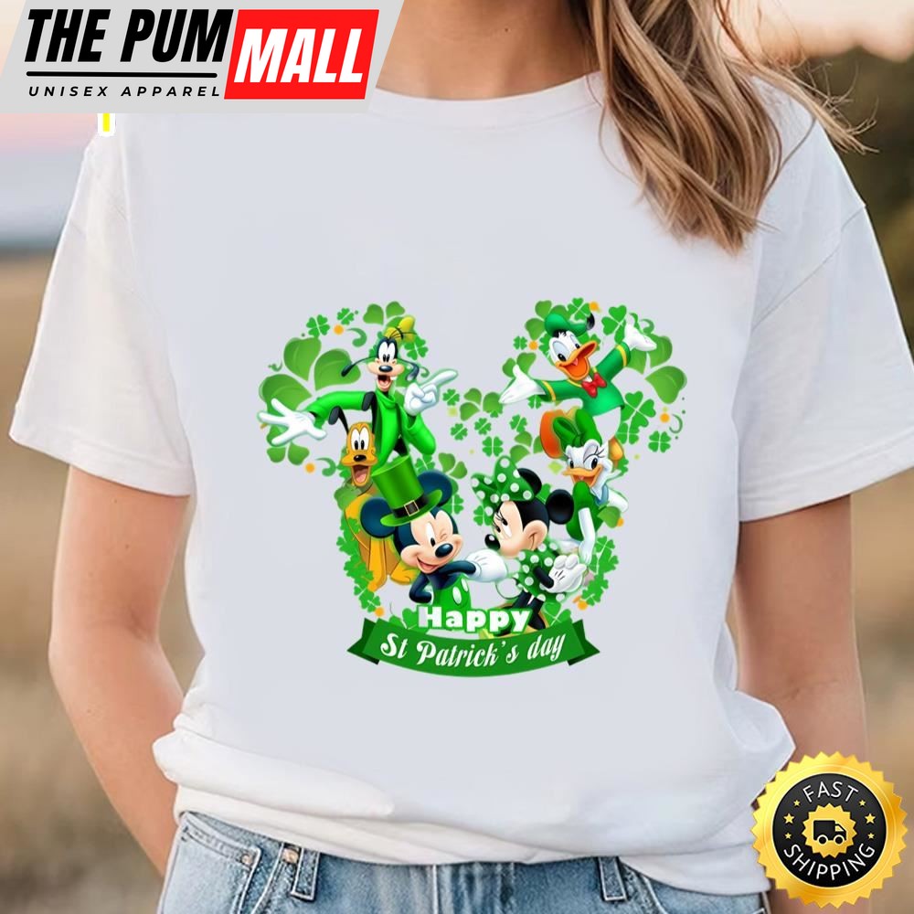 Disney St. Patricks Day Shirts, Minnie And Mikey Lucky St…