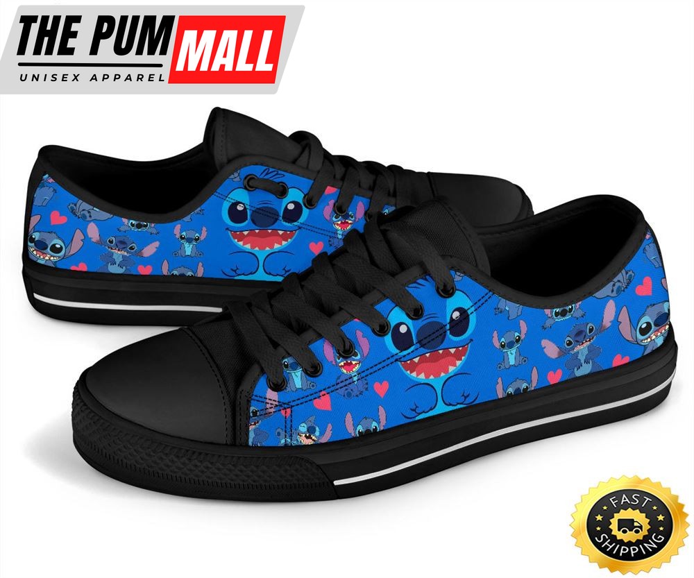Disney Stitch Shoes Cheap Low Top Shoes