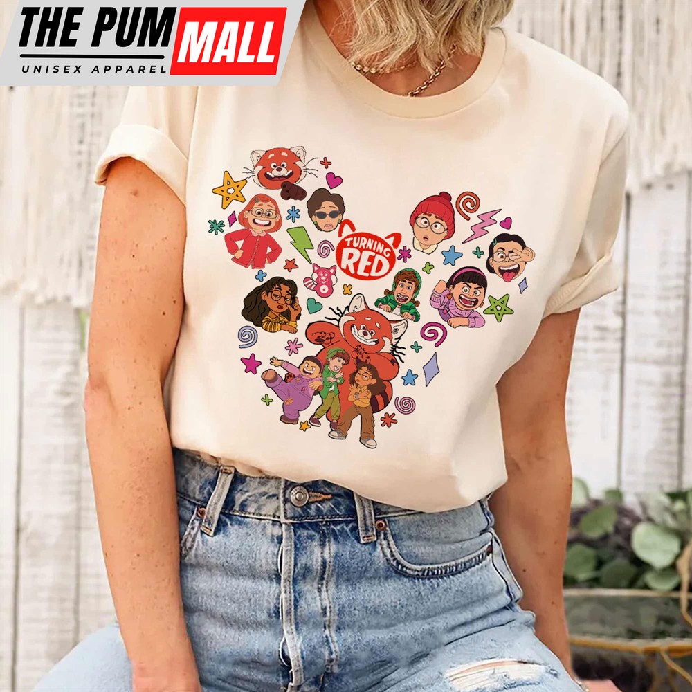 Disney Turning Red Friends Mickey Ears Shirt