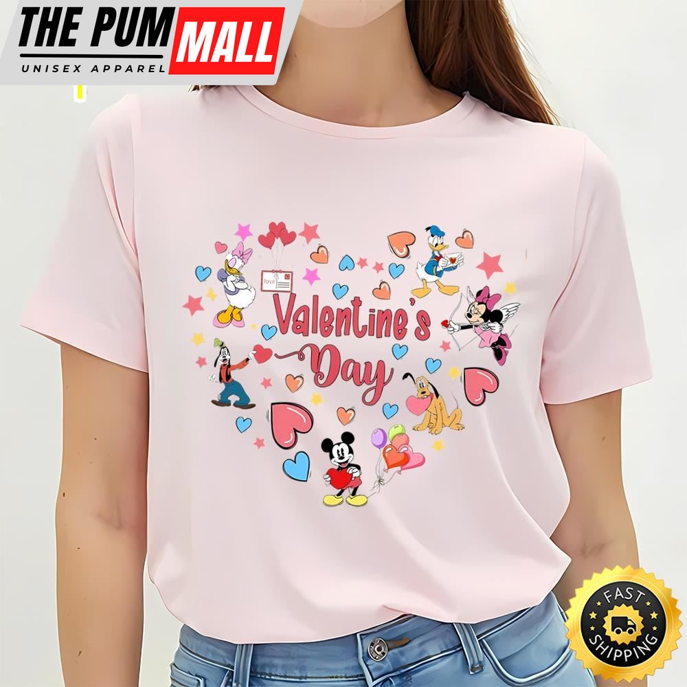Disneyword Happy Valentine Shirt,Magical Kingdom Valentine Shirt