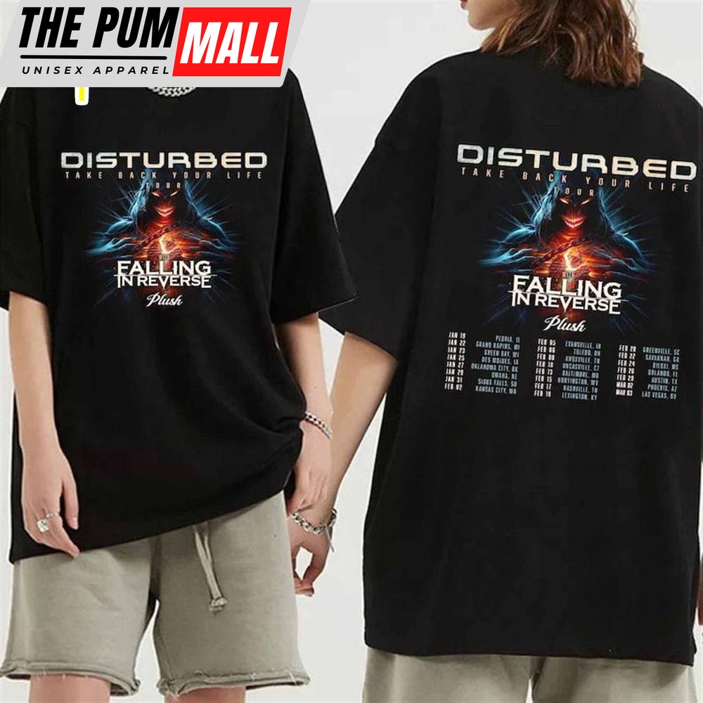 Disturbed 2024 Tour Shirt, Disturbed Band Fan Shirt