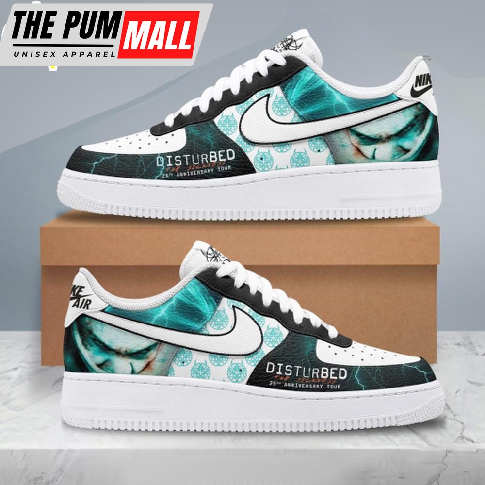 Disturbed 25th Anniversary Tour Air Force 1 Shoes For Fans