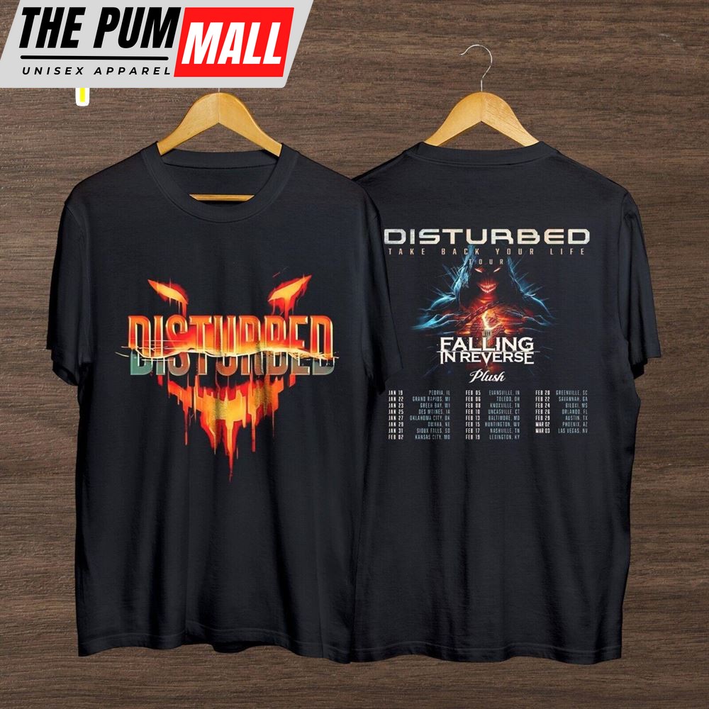 Disturbed Band Music Tour 2024 T-Shirt