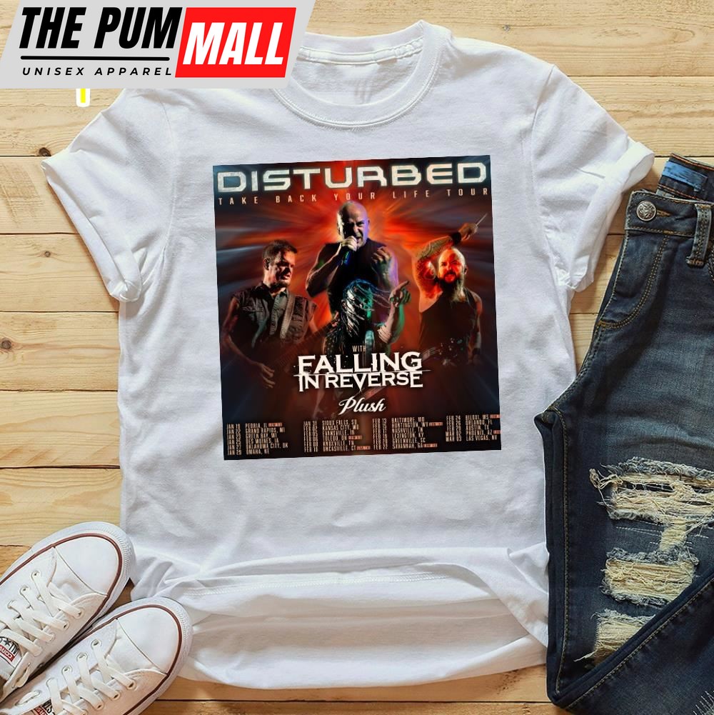Disturbed Take Back Your Life Tour 2025 Continues Across The Usa T-Shirt