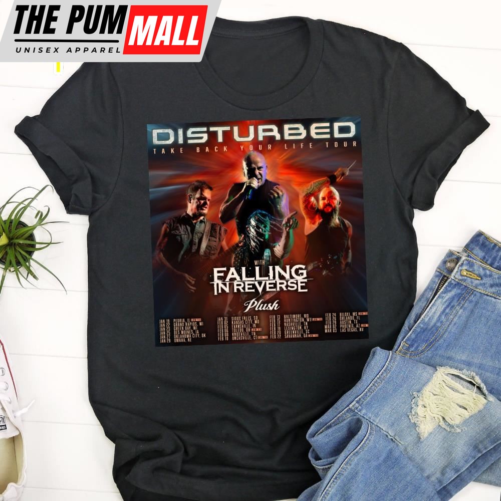 Disturbed Take Back Your Life Tour 2025 Continues Across The Usa Unisex T-Shirt