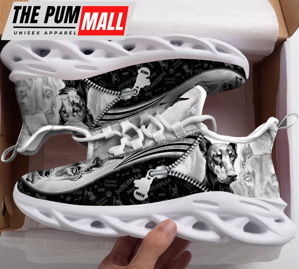 Doberman Sketch Max Soul Shoes For Women Men Kid, Gift For Pet Lover