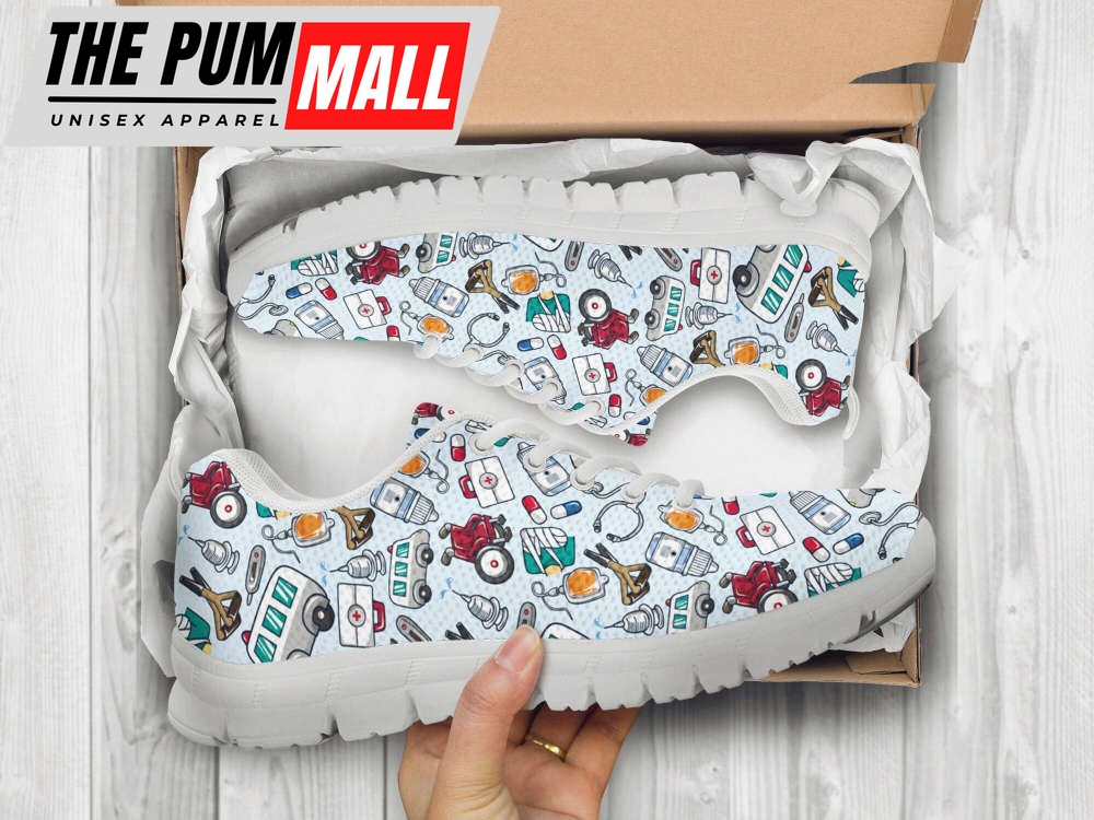 doctor-nurse-shoes-custom-name-shoes-medical-pattern-running-sneakers-for-women-almmd6bl Doctor Nurse Shoes Custom Name Shoes Medical Pattern Running Sneakers For Women Men