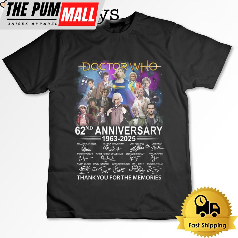 Doctor Who 62Th Anniversary T Shirt