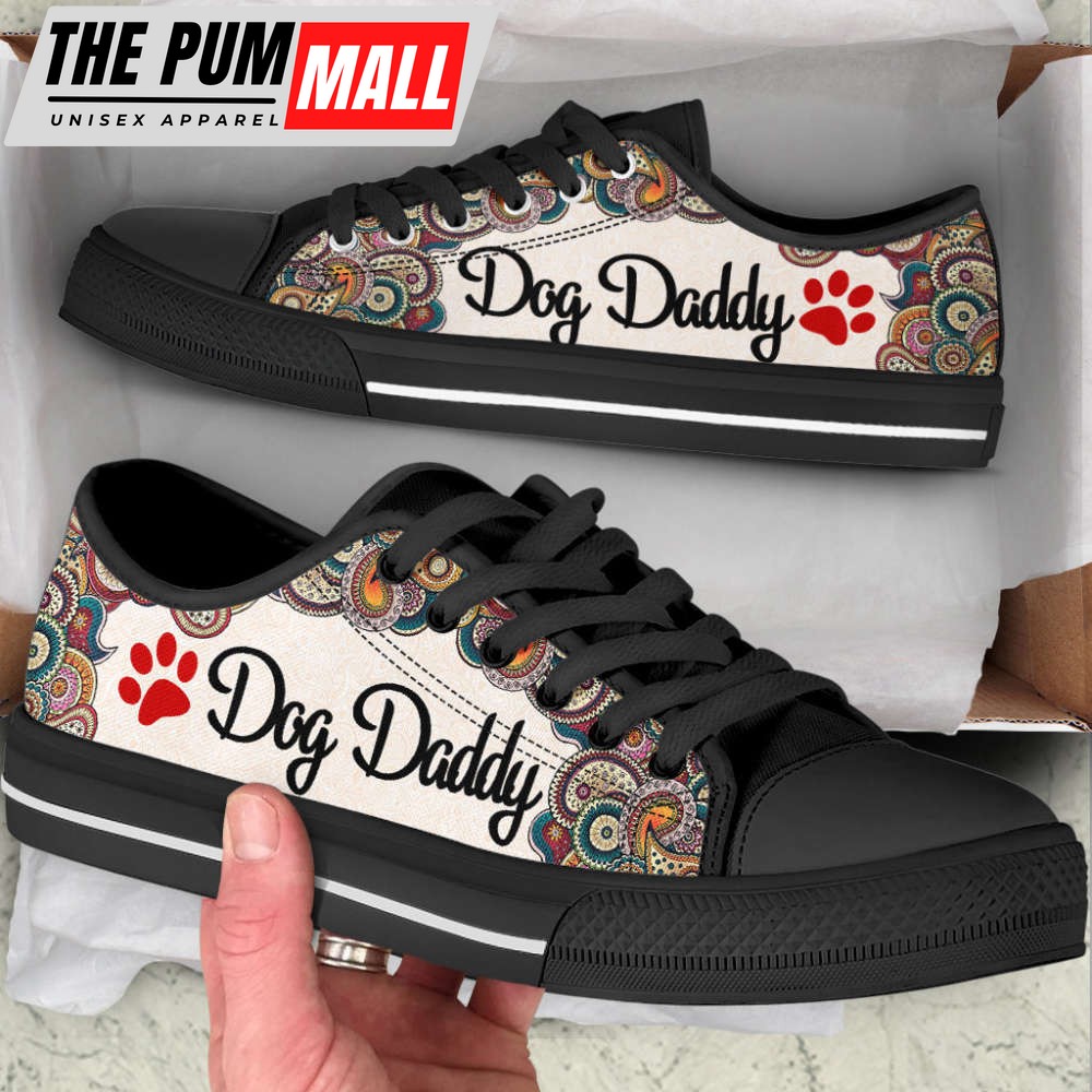 dog-daddy-paisley-low-top-shoes-canvas-sneakers-casual-shoes-flex8vek Dog Daddy Paisley Low Top Shoes Canvas Sneakers Casual Shoes