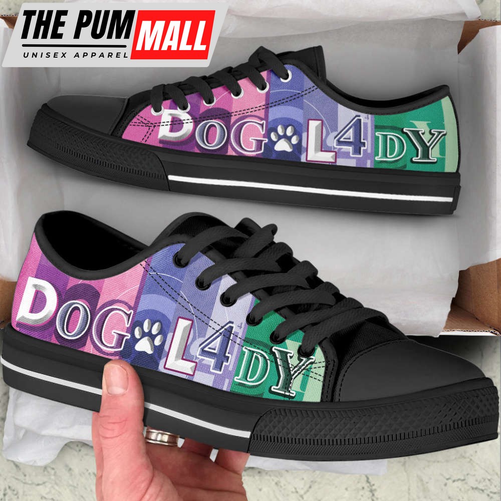 dog-lady-colorfull-low-top-shoes-canvas-sneakers-casual-shoes-72nest3f Dog Lady Colorfull Low Top Shoes Canvas Sneakers Casual Shoes