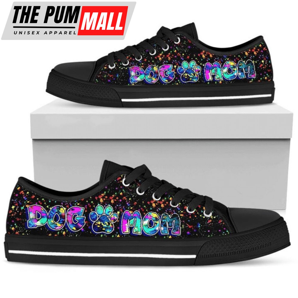 Dog Mom Colorful Popart Low Top Shoes PN206166Sb