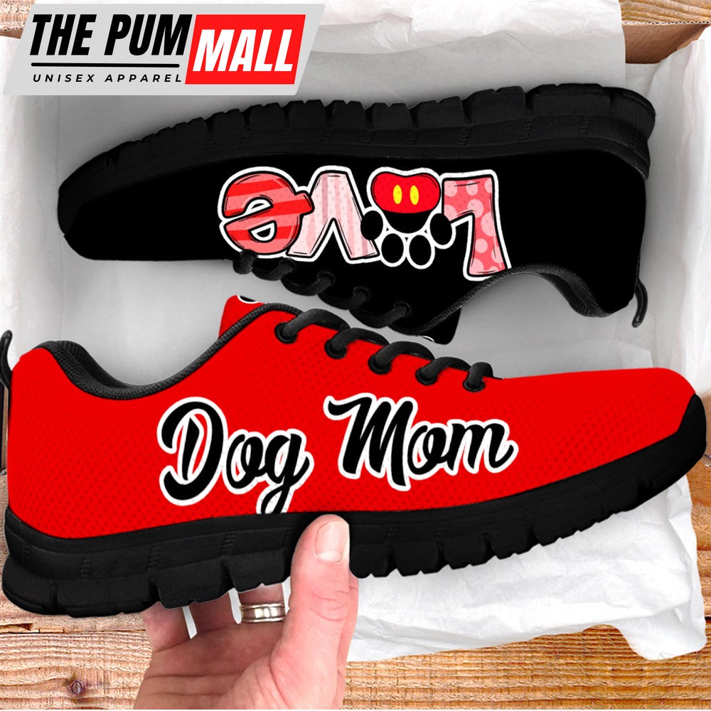 dog-mom-shoes-love-black-red-sneaker-walking-shoes-best-shoes-for-dog-lover-exvpfax3 Dog Mom Shoes Love Black Red Sneaker Walking Shoes – Best Shoes For Dog Lover – Best Gift For Dog Mom
