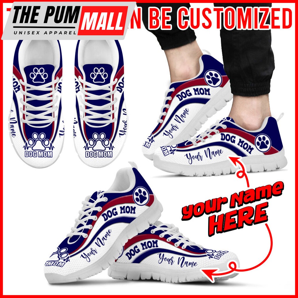 dog-mom-shoes-symbol-stripes-pattern-sneaker-walking-shoes-personalized-custom-60nkz93j Dog Mom Shoes Symbol Stripes Pattern Sneaker Walking Shoes – Personalized Custom – Best Shoes For Dog Lover
