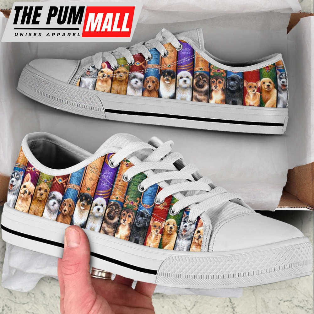 dog-on-the-book-low-top-shoes-canvas-sneakers-casual-shoes-wani7td8 Dog On The Book Low Top Shoes Canvas Sneakers Casual Shoes
