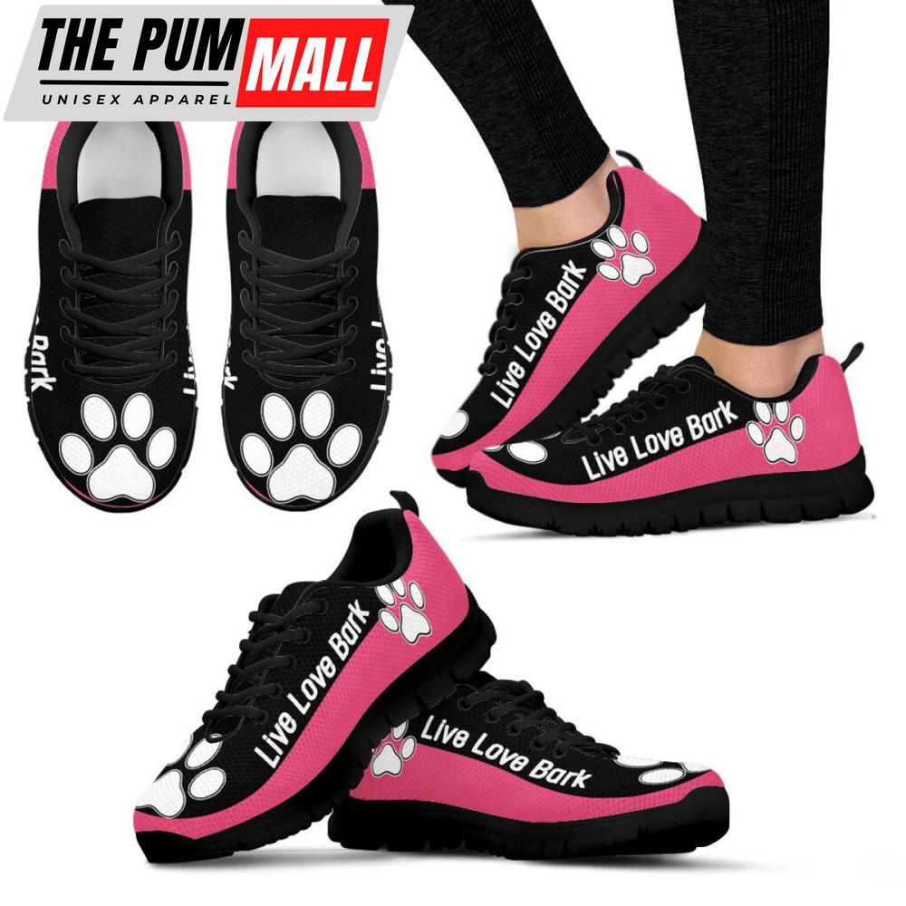 dog-paw-print-shoes-live-love-bark-sneakers-walking-running-lightweight-casual-s-46l6kv6v Dog Paw Print Shoes Live Love Bark Sneakers Walking Running Lightweight Casual Shoes For Pet Lover