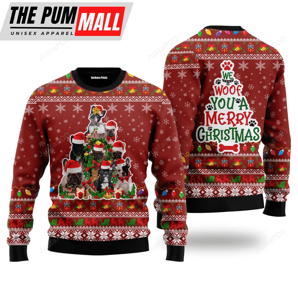 Dog We Woof You A Merry Christmas Ugly Sweater – 3D All Over Printed Festive Attire
