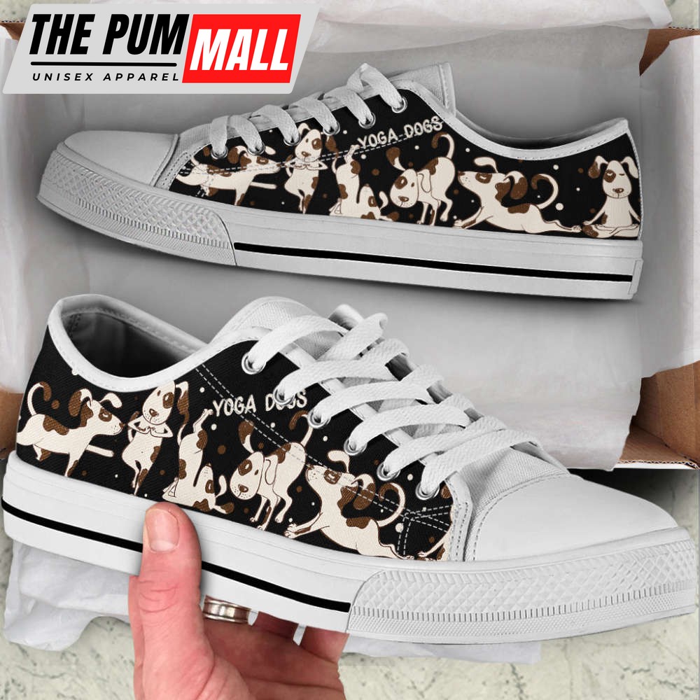 dog-yoga-low-top-shoes-canvas-sneakers-casual-shoes-dog-mom-gift-ixnu51zj Dog Yoga Low Top Shoes Canvas Sneakers Casual Shoes, Dog Mom Gift