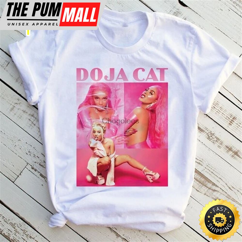 Doja Cat Hot Pink T-Shirt Unisex Cotton For Men Women Tee