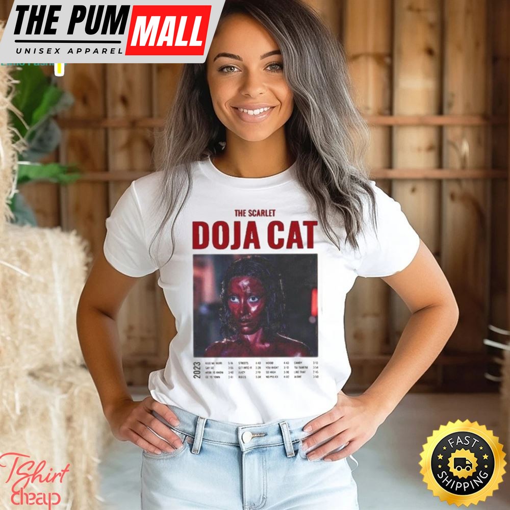 Doja Cat The Scarlet Tour 2025 Merch, Doja Cat Shirt