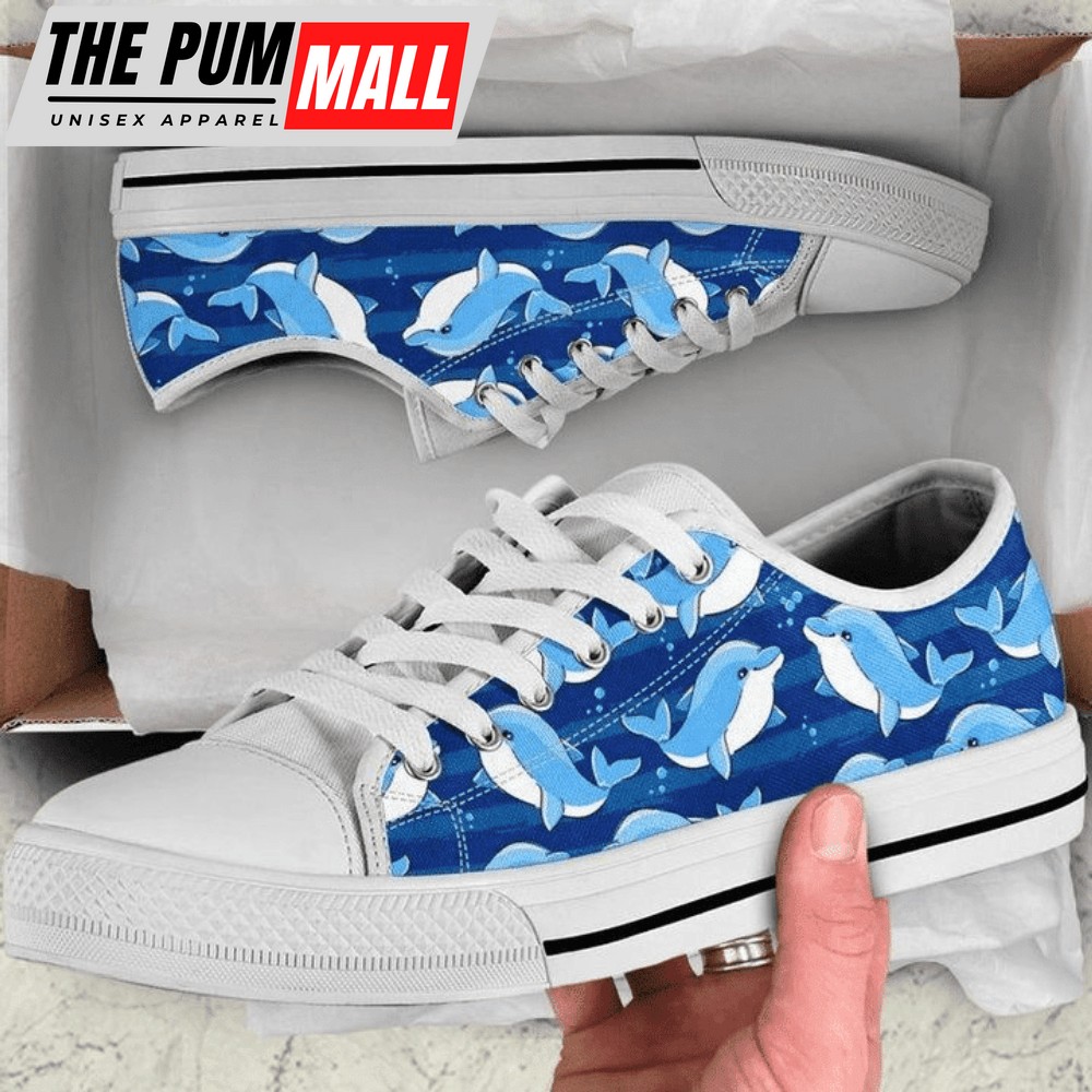 Dolphin Mandala Luxury Low Top Shoes PN206239Sb – Stylish Footwear