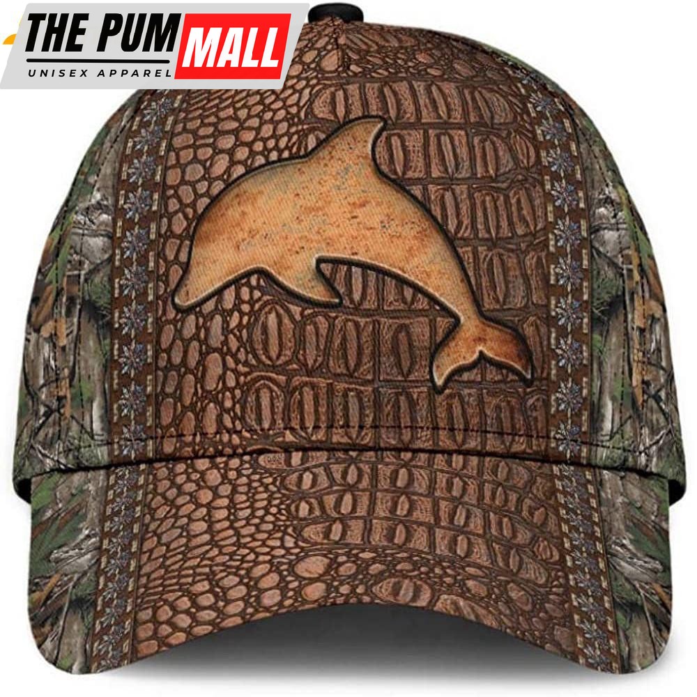 Dolphin Tree Dry Skin Style Classic Baseball Cap