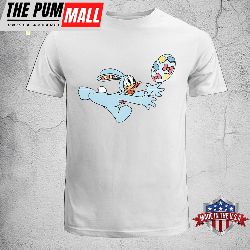Donald Duck Rabbit Easter Day Unisex T-Shirt