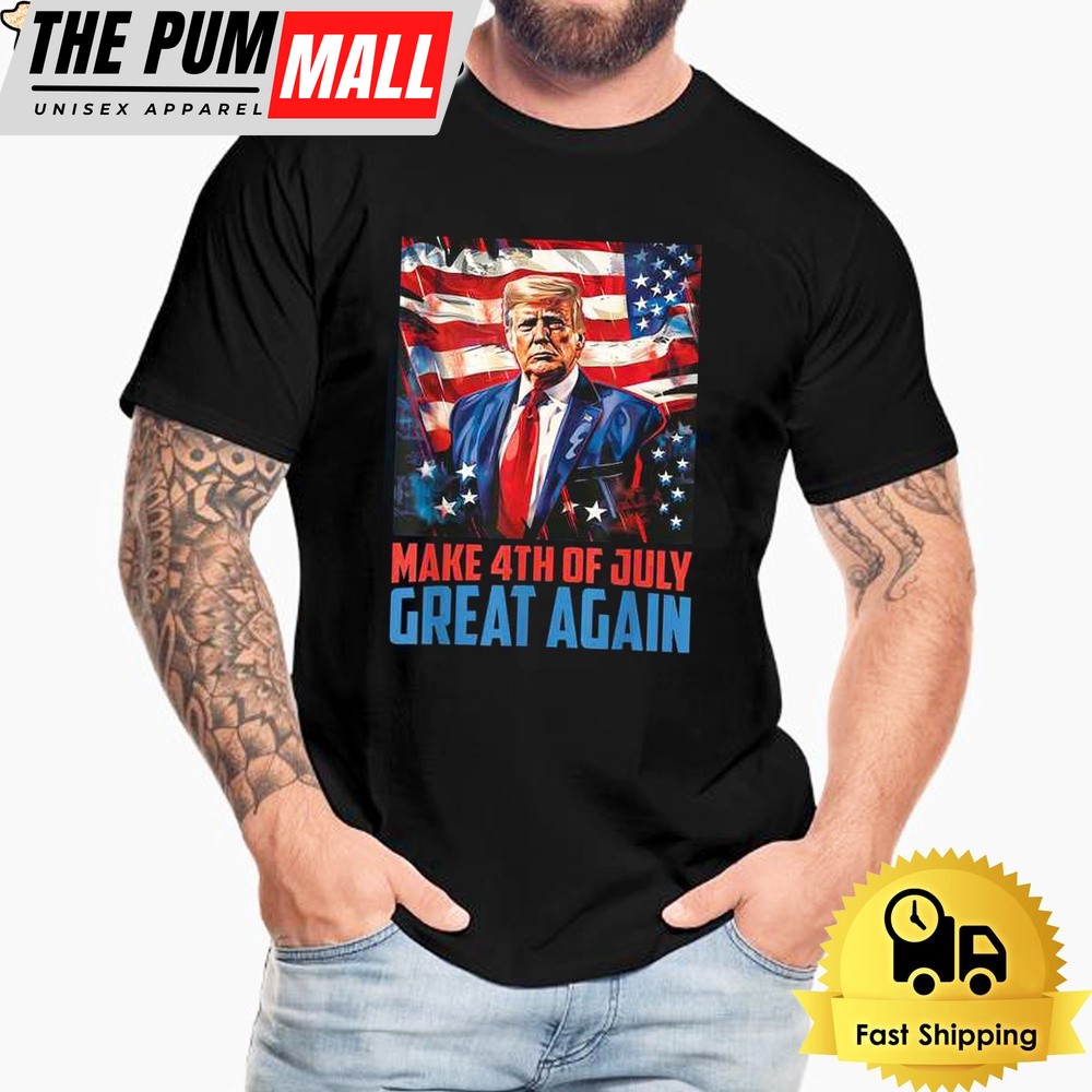 Donald Trump 2024 Make Great Again Independence Day 4th Of July Shirt