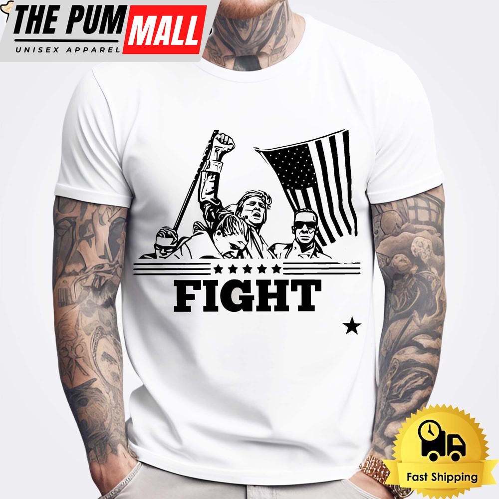 Donald Trump Fights For Freedom Unisex T-Shirt