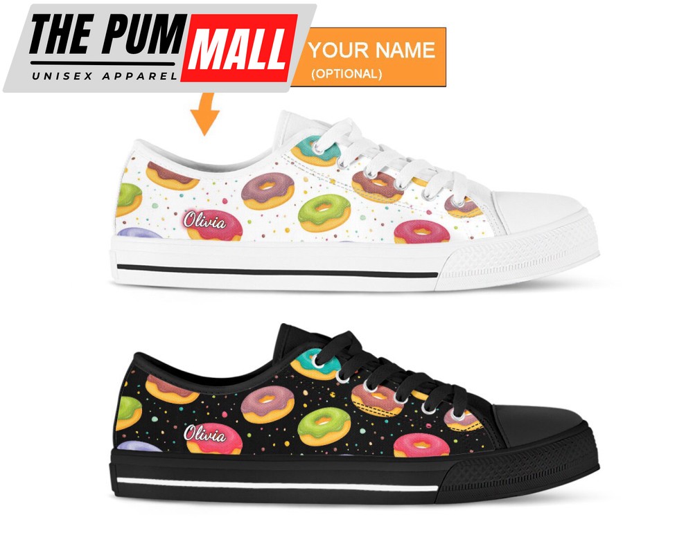 donut-lover-shoes-donut-sneakers-low-top-shoes-for-donut-lover-gifts-38xxpj81 Donut Lover Shoes, Donut Sneakers, Low Top Shoes For Donut Lover Gifts