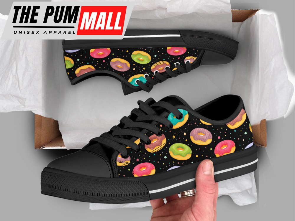 donut-lover-shoes-donut-sneakers-low-top-shoes-for-donut-lover-gifts-38xxpj81 Donut Lover Shoes, Donut Sneakers, Low Top Shoes For Donut Lover Gifts