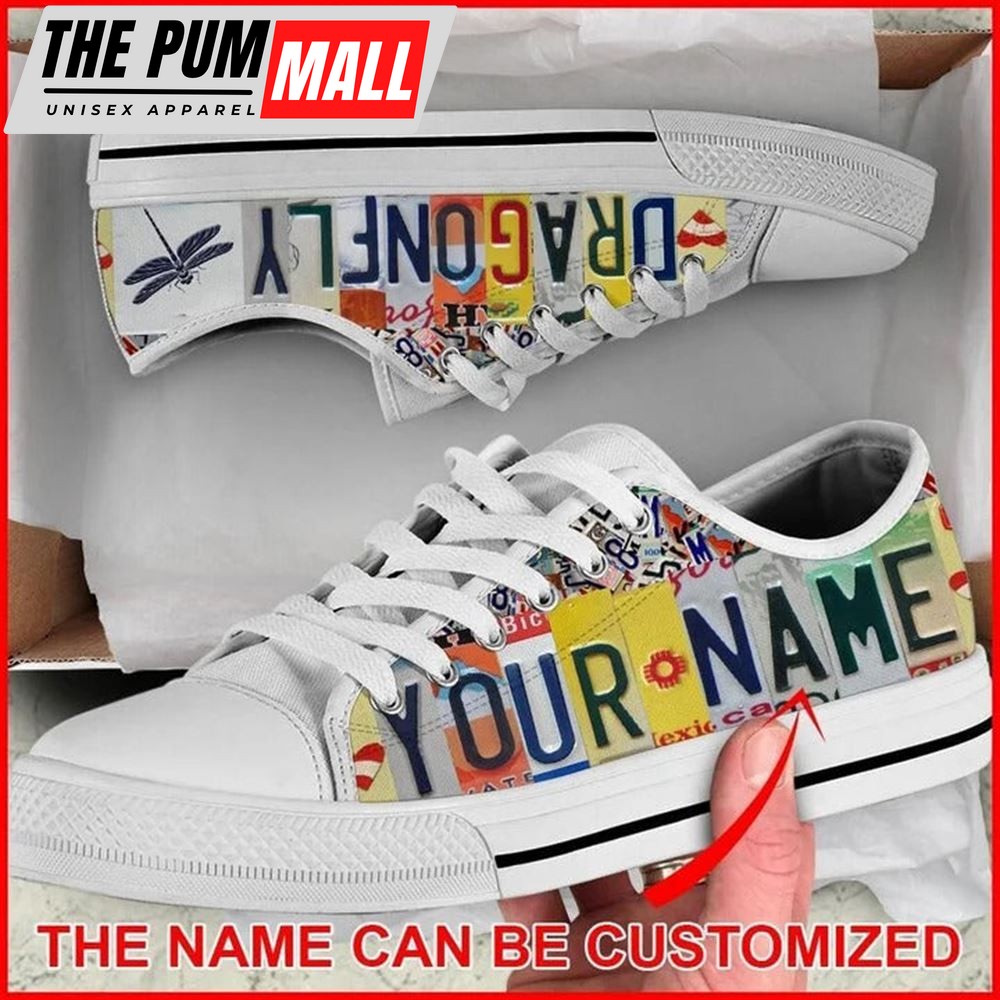 dragonfly-license-plates-personalized-canvas-low-top-shoes-low-top-shoes-mens-1bmz21kj Dragonfly License Plates Personalized Canvas Low Top Shoes – Low Top Shoes Mens, Women