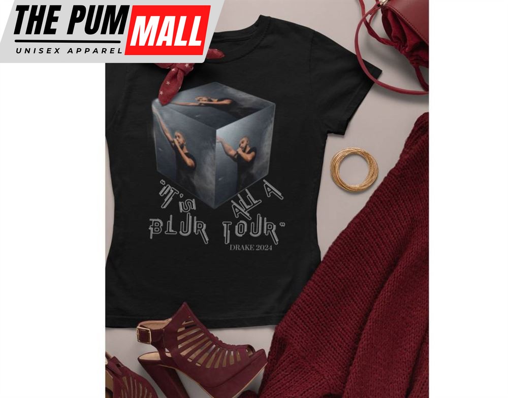 Drake 2025 Its All a Blur Tour Concert – Commemorative Black T-Shirt