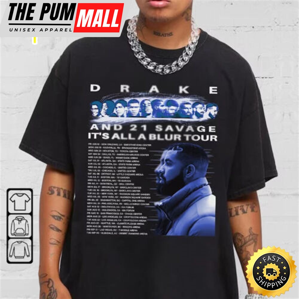 Drake Its All A Blur Tour 2025 Unisex Shirt