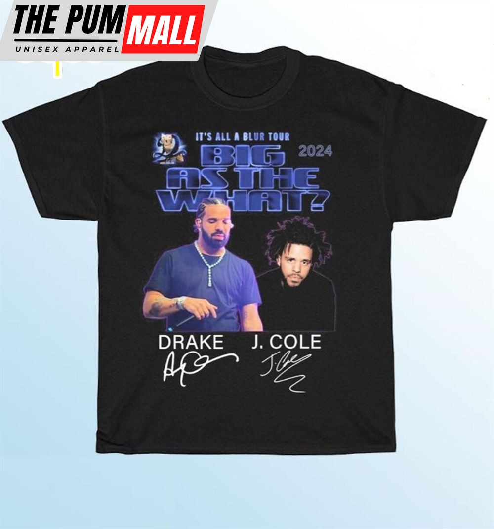 Drake J Cole Big As The What Tour 2025 Shirt
