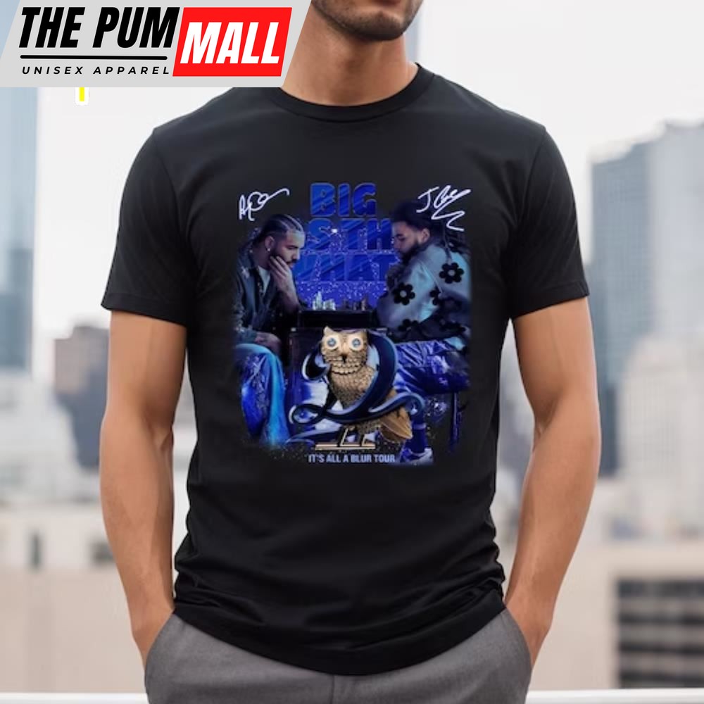 Drake J Cole Big As The What Tour 2025 Shirt, Drake J Cole Its All Blur Tour Shirts