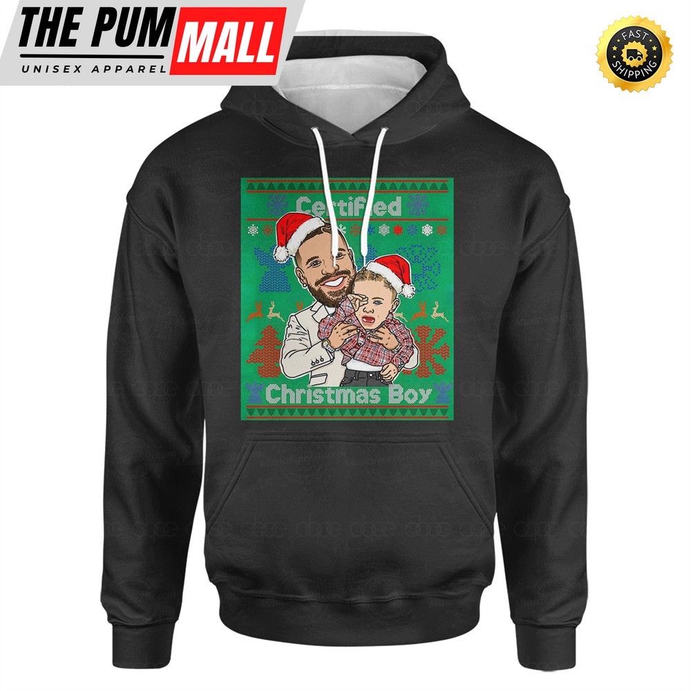 Drake Santa Christmas Boy Hoodie