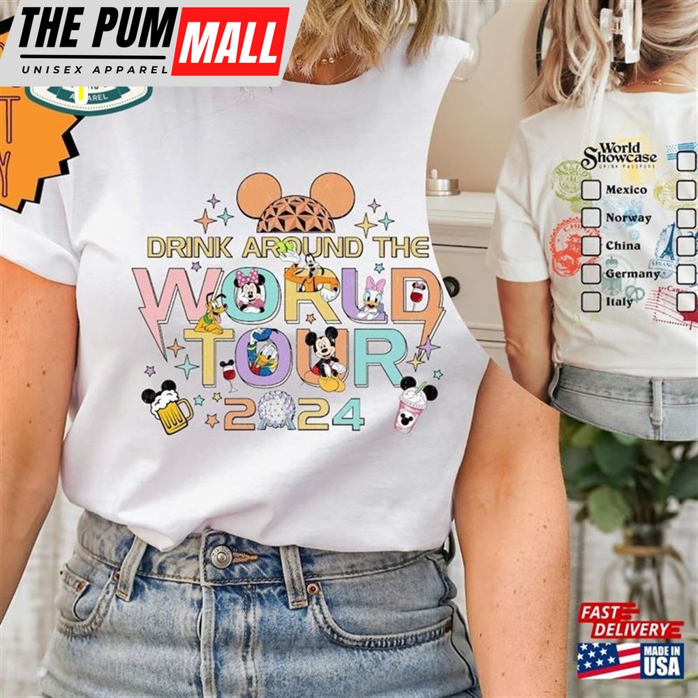 Drink Around The World Epcot Shirt Tour 2024