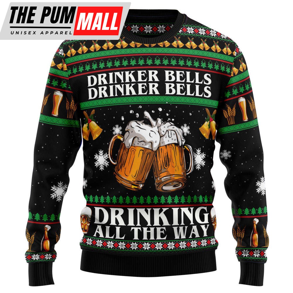 Drinker Bell TG5128 Ugly Christmas Sweater – Perfect Gift Noel Malalan