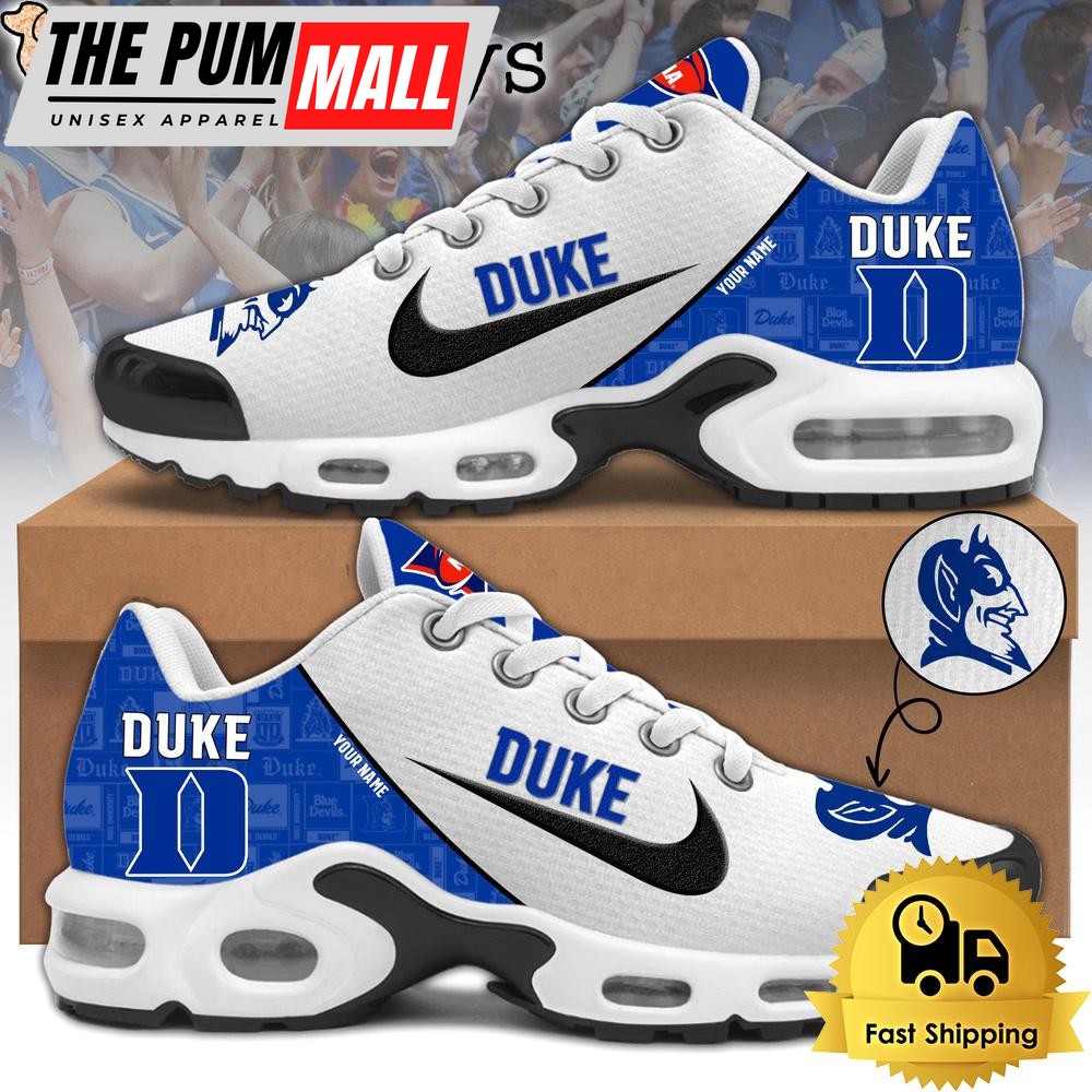 Duke Athletics Football Mascot Symbol Custom Air Max Plus Shoes