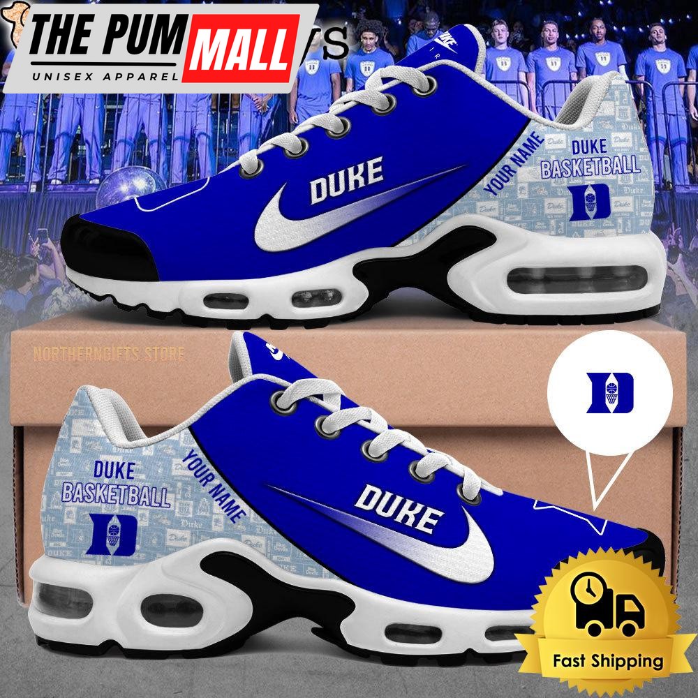 Duke Blue Devils Basketball Custom Name For Fans Air Max Plus Shoes