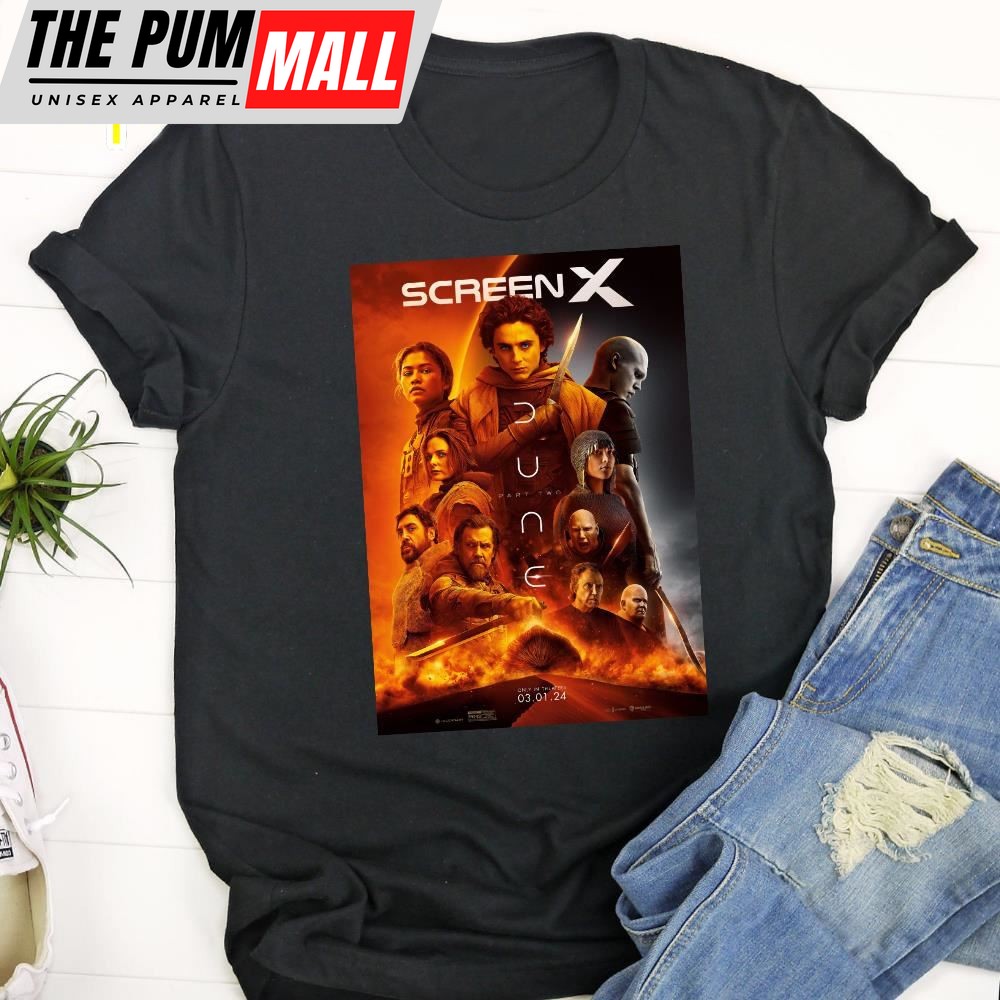 Dune Part Two 2025 Movie Poster Black T-Shirt