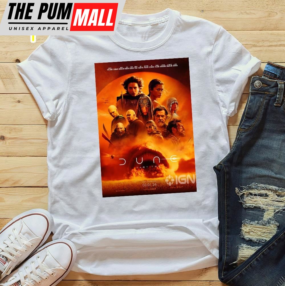 Dune Part Two Exclusive New Poster Features T-Shirt