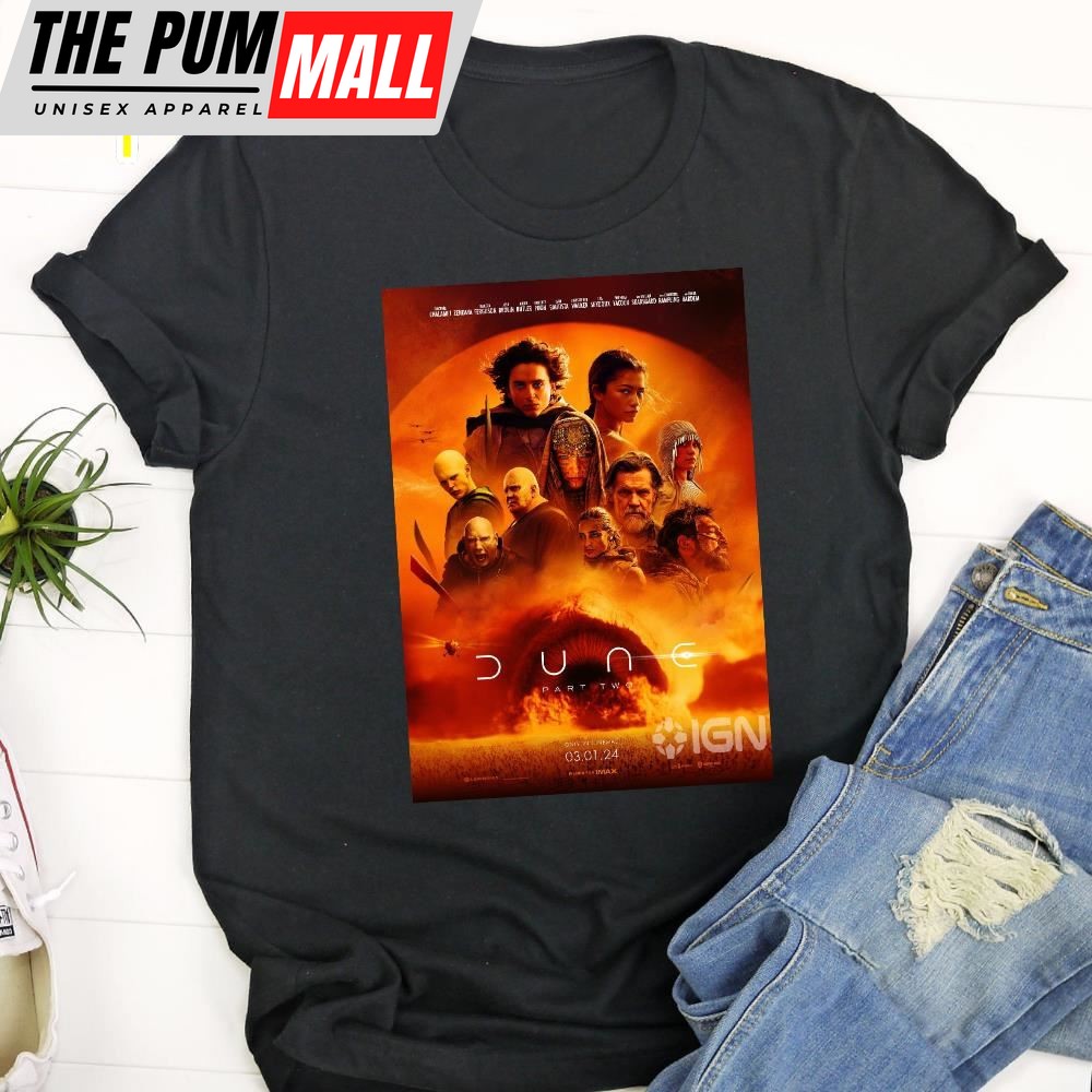 Dune Part Two Exclusive New Poster Features Unisex T-Shirt